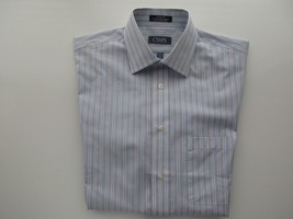 Chaps Spread Long Sleeve Stripes Men Dress Shirt Multi-Color 15.5 | 35 MSRP $50  - £16.51 GBP