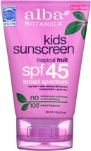 Alba Botanica Natural Protection Very Emollient SPF 45 Sunscreen, 4 Ounce - £18.31 GBP