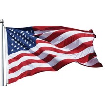 3&#39;x5&#39; FT American Flag- Donation to Veterans UNITED STATES OF AMERICA 3X... - £7.08 GBP