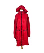 Mycra PAC Now Raincoat Womens 2 Medium Large Red Hooded Jacket Zip Pocke... - £63.85 GBP