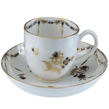 c1785 Royal Worcester Flight period Cup and Saucer - £126.17 GBP