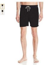 Kenneth Cole New York Mens Marled Jam Shorts, Black, Medium - £15.72 GBP