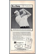 1950s Munsingwear Golf Shirt with Cyana PRINT AD Pro Golfer Dow Finsterw... - $121.83 MXN