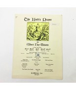 Music Sheet The Lord&#39;s Prayer by Albert Hay Malotte Voice &amp; Piano - $183.98 MXN