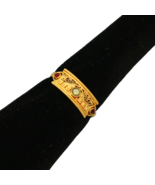 bis 916 stamp real gold finger ring size us 8 girls artisan women jewelry - €368,21 EUR