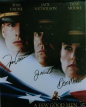 A Few Good Men Cast Signed Autographed Rp Photo Tom Cruise Jack Nicholson Demi + - £14.15 GBP