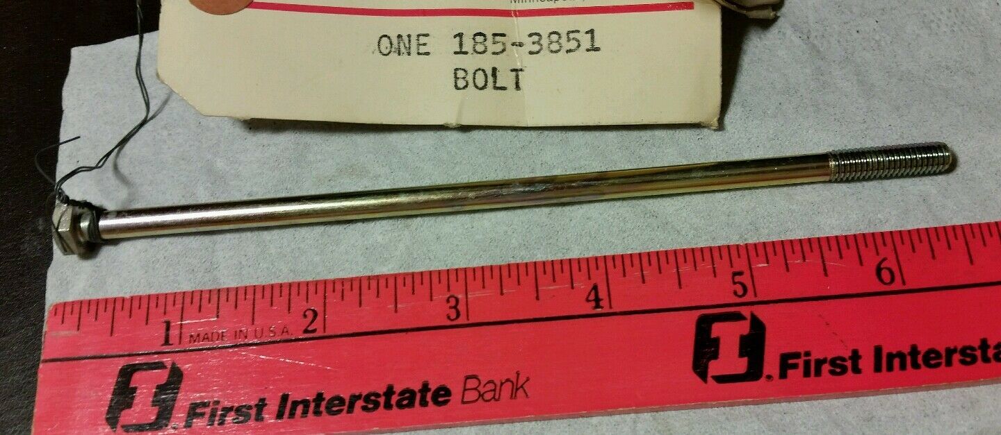 185-3851 BOLT KUBOTA ONAN fits certain  K SERIES GENSETS - $7.42