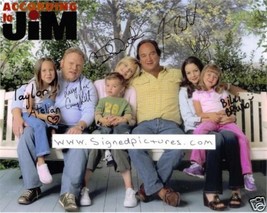 ACCORDING TO JIM FULL CAST SIGNED AUTOGRAPHED RP PHOTO - $13.99