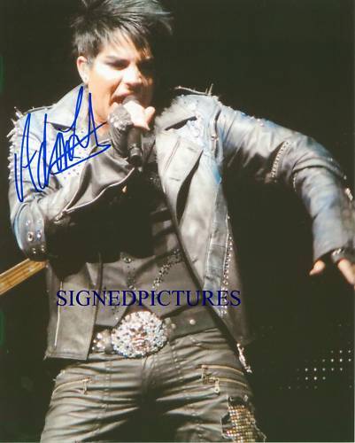 Primary image for ADAM LAMBERT SIGNED AUTOGRAPHED RP PHOTO AMERICAN IDOL