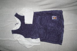 Carters Girls Toddler Blue Corduroy Jumper With Shirt Size 4 - £8.64 GBP