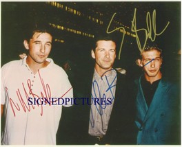 Alec William &amp; Stephen Baldwin Signed Autograph Autogram 8X10 Rp Photo Brothers - £15.68 GBP