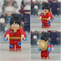 Luffy Kimono One Piece Wano Country Arc Minifigures Weapons and Accessories - $4.99
