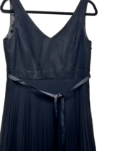 Liz &amp; Co Black Dress Size 12 Sleeveless Pleated Knee Length New with tag... - £15.80 GBP