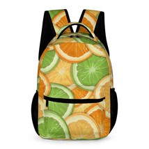 Mondxflaur Green Lemon Backpacks for School Kids Teen Lightweight 16.2inch - £27.86 GBP