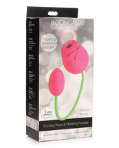 Inmi Bloomgasm Rose Duet Suction & Vibrator Pink - $60.39
