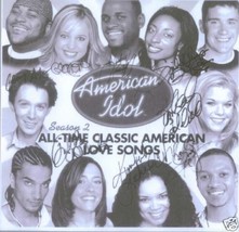 American Idol 2 Cast Signed Autograph Rp Photo Clay Aiken Ruben Studdard + - £15.17 GBP