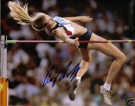 Amy Acuff Signed Autograph 8X10 Rp Photo Us Olympic Team High Jump Track - £15.17 GBP