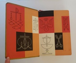 The Catholic Missal Mid Century Gold Hardcover Holy Liturgy Devotion Prayers 60s - £25.95 GBP