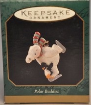Hallmark - Polar Buddies - Polar Bear &amp; Penguin - Miniature Ornament - £9.29 GBP
