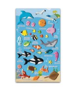 CUTE SEA LIFE STICKERS Ocean Animals Fish Craft Scrapbook Raised Sticker... - £3.17 GBP