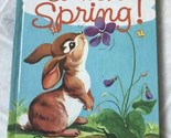 Vintage 1954 Wonder Books So This Is Spring Bunny Hopewell by Jean Fritz - $13.09