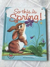 Vintage 1954 Wonder Books So This Is Spring Bunny Hopewell by Jean Fritz - £10.34 GBP