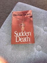 Vintage Sudden Death Book Author Rita Mae Brown 1984 - £3.93 GBP