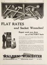 1926 Print Ad Walden-Worcester All Steel Socket Wrenches Worcester,Massachusetts - £18.35 GBP