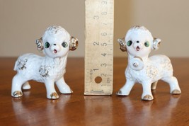 BROKEN Sheep Ram Anthropomorphic Lamb Ram Salt and Pepper Shakers Japan ... - $10.00