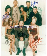 BEVERLY HILLS 90210 CAST SIGNED AUTOGRAPH AUTOGRAM 8X10 RP PHOTO BY ALL ... - £13.54 GBP