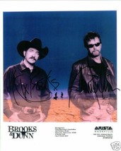 Brooks And Dunn Signed Autographed Rp Promo Photo - £11.14 GBP