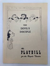 1950 Playbill Royale Theatre Maurice Evans, Victor Jory in The Devil&#39;s D... - $14.20