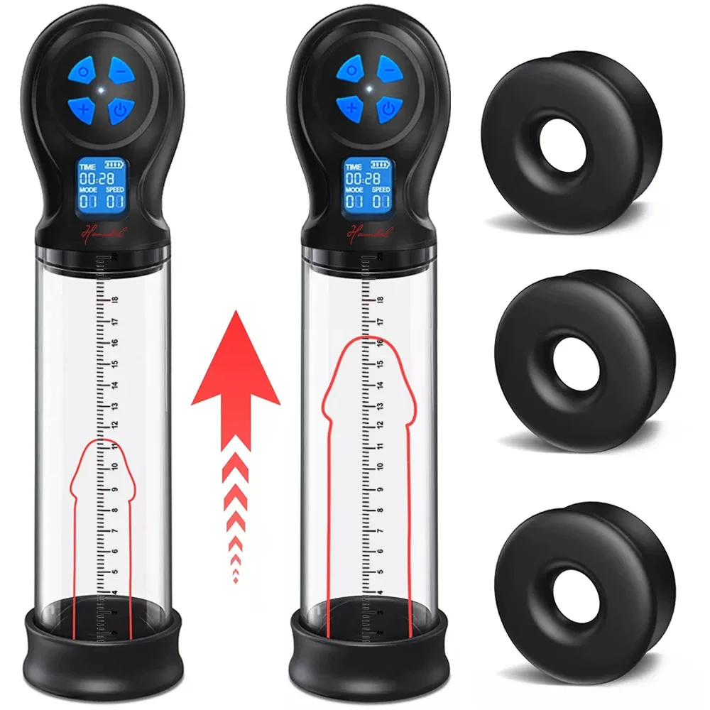 LCD Electric B Pump Male B Cup Vacuum Pump B B Pump Trainer B - £46.94 GBP