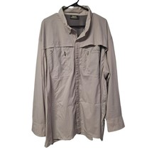 Cabelas Guidewear Shirt Button Down pockets Active Lightweight Fishing Mens 3XL - £28.02 GBP