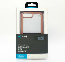 Speck Presidio Show Phone Case for iPhone 8+7+6s PLUS - Clear/Rose Gold - $9.88
