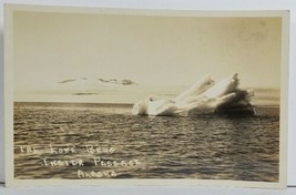Alaska The Lone Berg Inside Passage c1930s Real Photo Postcard O20 - $49.95