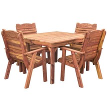 CASUAL DINING TABLE - Amish Red Cedar Outdoor Furniture - £594.32 GBP