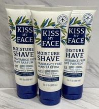 3 Kiss My Face Moisture Shave 4-in-1 Fragrance Free 3.4 oz - $16.20
