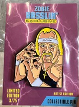 Zobie Rasslin Exclusive Hulk Hogan Artist Edition Collectible Pin 65/75 - $22.97
