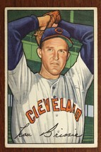 Vintage Baseball Card 1952 Bowman #79 Lou Brissie Cleveland Indians Pitcher - £9.06 GBP