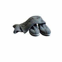 UGG Australia 1878 Women&#39;s Boots Classic Crochet Button Detailed Knit Gray 7 - £39.80 GBP