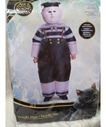 Disney Tweedle Dee Dum Child Inflate Costume &amp; Mask Wonderland Alice thr... - $124.86 CAD