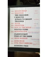 IRON MAIDEN - ORIGINAL NOT A COPY ST. LOUIS CONCERT USED SETLIST - €85,59 EUR