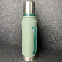 Classic Stanley Vacuum Thermos Bottle Coffee Green Hammertone 1.1 Qt Stainless - $13.46