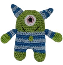 Knit Knacks Monster Organic Cotton Small Dog or Cat Toy by Mirage Halloween - £11.86 GBP