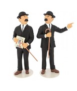 Les Dupondt resin figurine statue from collection Le Musee Imaginaire Tintin New - £275.78 GBP