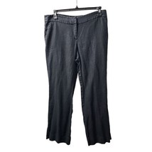 LOFT Petite Black Wide-Leg Trousers Versatile Office Wear Pants 12P - $17.64