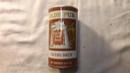 Vintage Olde Pub Tavern Brew Beer Can Steel ac - $183.60 MXN