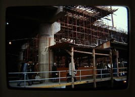 1976 DC Metro Station During Construction Commuters Kodachrome 35mm Slide - £2.37 GBP