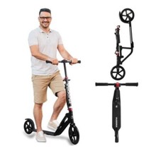 Hudora Adult Scooter  Folding, Adjustable Height, Smooth Ride  - £28.21 GBP